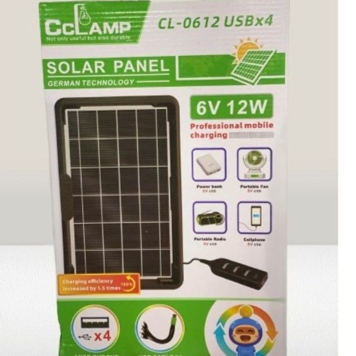 پنل خورشیدی سی سی لمپ مدل CL-680 ظرفیت ۱۲ وات