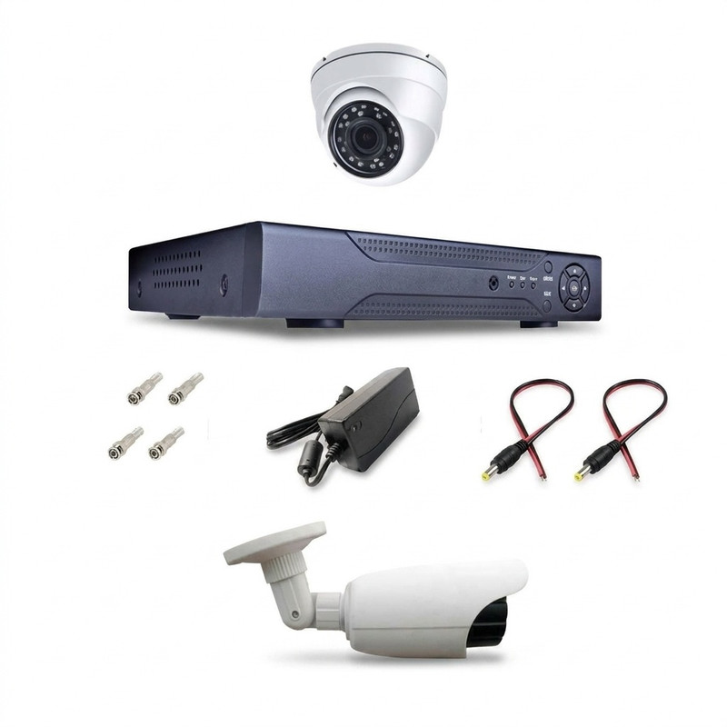 پک سیستم امنیتی حفاظتی دوربین مداربسته نظارتی مدل SX4001A