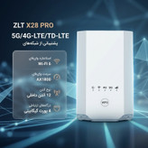 مودم روتر 5G سیمکارتی خانگی X28 PRO با پشتیبانی از شبکههای 5G/4G-LTE/TD-LTE، وایفای 6 با استاندارد AX1800، با 12 آنتن داخلی MIMO 4×4، پوشش گسترده وایفای، 4 پورت گیگابیتی، درگاه RJ11 برای تماس اینترنتی و تجمیع فرکانس خودکار
