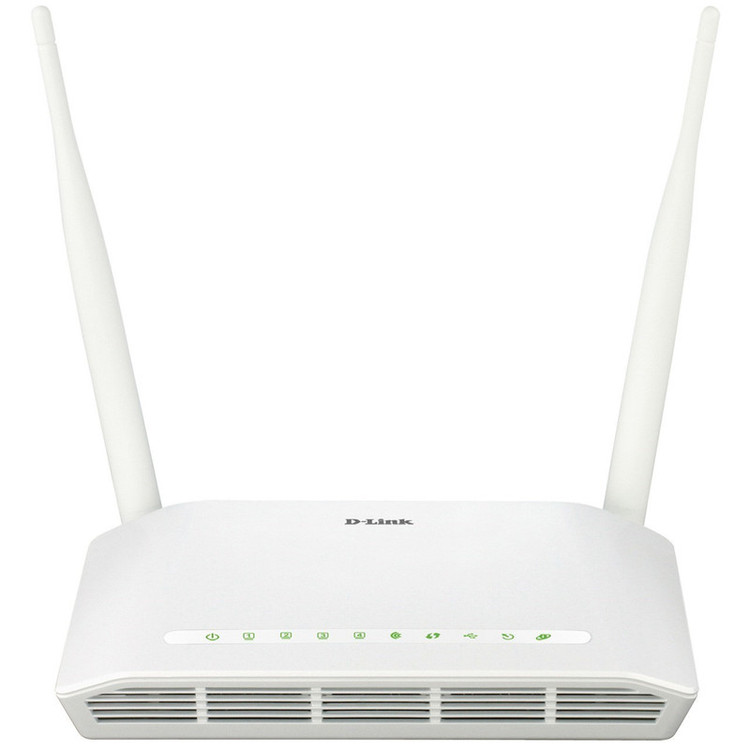 مودم روتر ADSL2 Plus بیسیم N300 دی-لینک مدل DSL-2750U