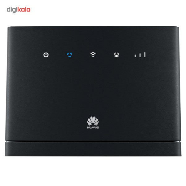 مودمروتر بی سیم 4G LTE Cat4 خانگی هوآوی مدل LTE CPE B315، نصب سیمکارت، سرعت دانلود تا 150 مگابیت بر ثانیه و آپلود تا 50 مگابیت بر ثانیه، اتصال همزمان 32 کاربر، دارای 3 پورت LAN و 1 پورت WAN/LAN، پورت USB و RJ-11 تلفن، امکان نصب 2 آنتن با کانکتور SMA