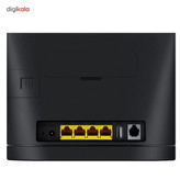 مودمروتر بی سیم 4G LTE Cat4 خانگی هوآوی مدل LTE CPE B315، نصب سیمکارت، سرعت دانلود تا 150 مگابیت بر ثانیه و آپلود تا 50 مگابیت بر ثانیه، اتصال همزمان 32 کاربر، دارای 3 پورت LAN و 1 پورت WAN/LAN، پورت USB و RJ-11 تلفن، امکان نصب 2 آنتن با کانکتور SMA