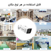 سیستم امنیتی کامل دوربین مداربسته اکسس لینک مدل AHD PACKAGE WARM 06 مجموعه 6 عددی